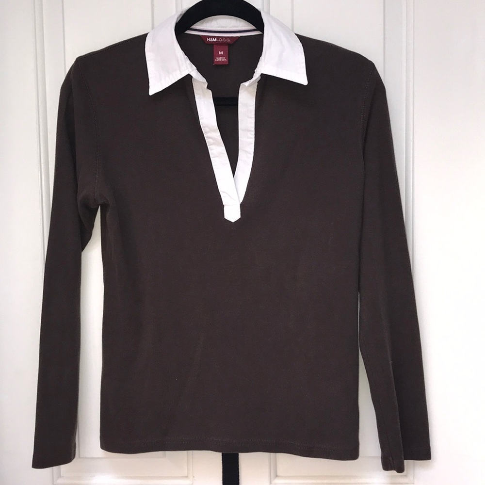 H & M Brown L/S top